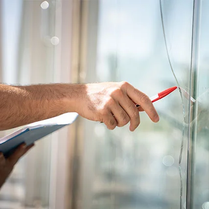 broken glass repair in Dunedin, FL